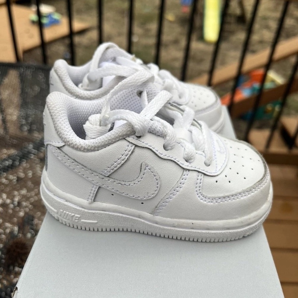 Nike Kids All-White Sneakers